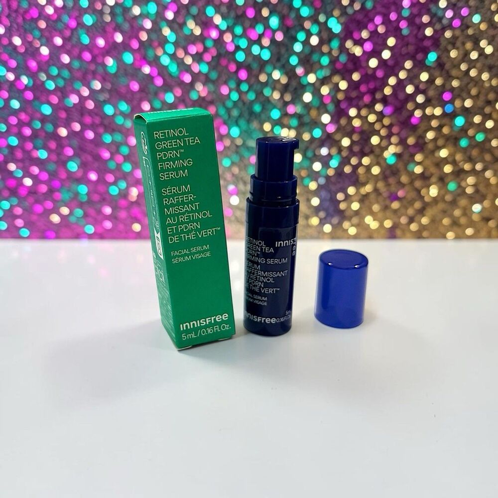 INNISFREE Retinol Green Tea PDRN Firming Serum Deluxe Mini 0.16 fl oz 5 ml NIB